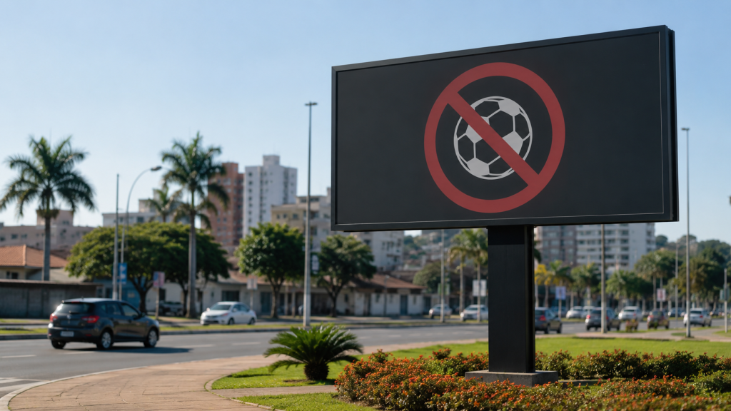 Publicidade de bets passa a ser proibida em espaços públicos de Rondonópolis